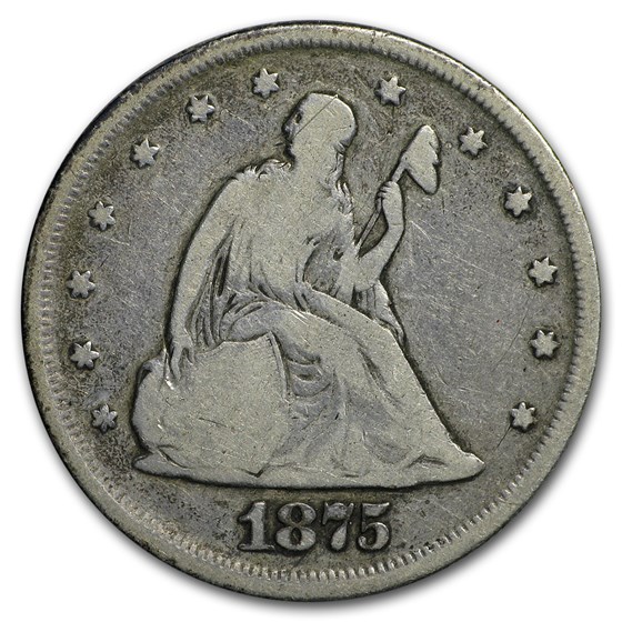 1875 Twenty Cent Piece VG 1875 Twenty Cent Piece VG